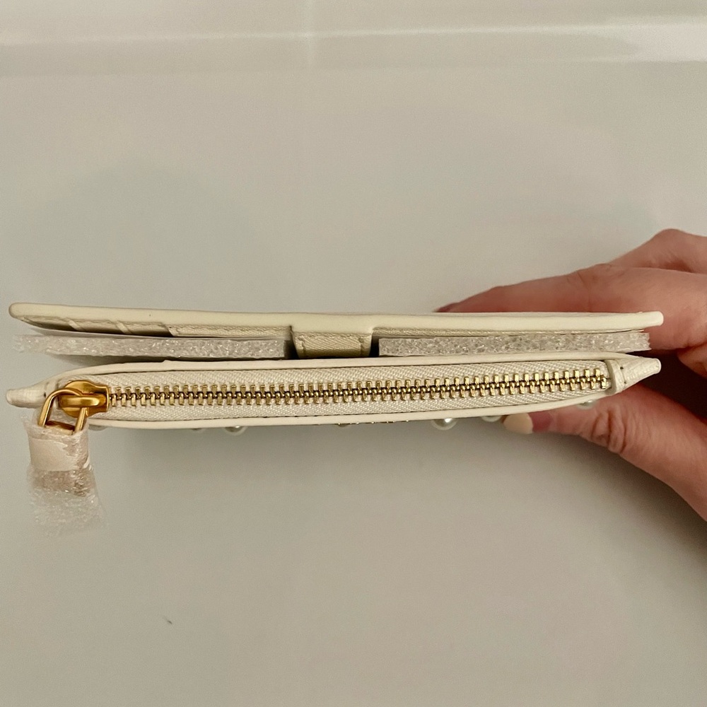Kate Spade ♠️ Purl Embellished Small Slim Bifold Wallet - Picture 3 of 8